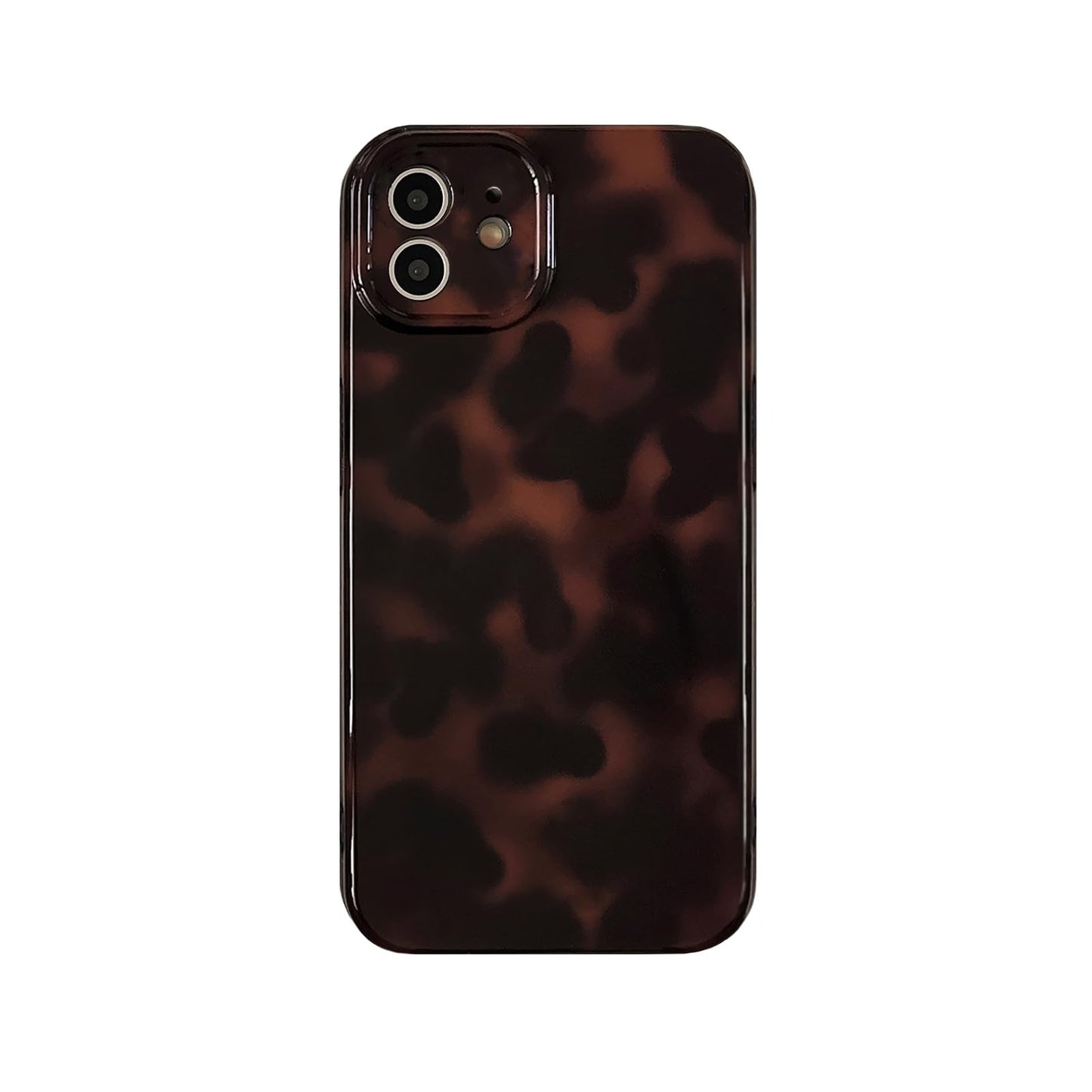 Aesthetic Tortoise Shell Phone Case for iPhone 17 Pro 6.3in,Retro Cool Girl Leopard Print Brown Amber Trendy Full Camera Protective Cover for iPhone 17pro 6.3"