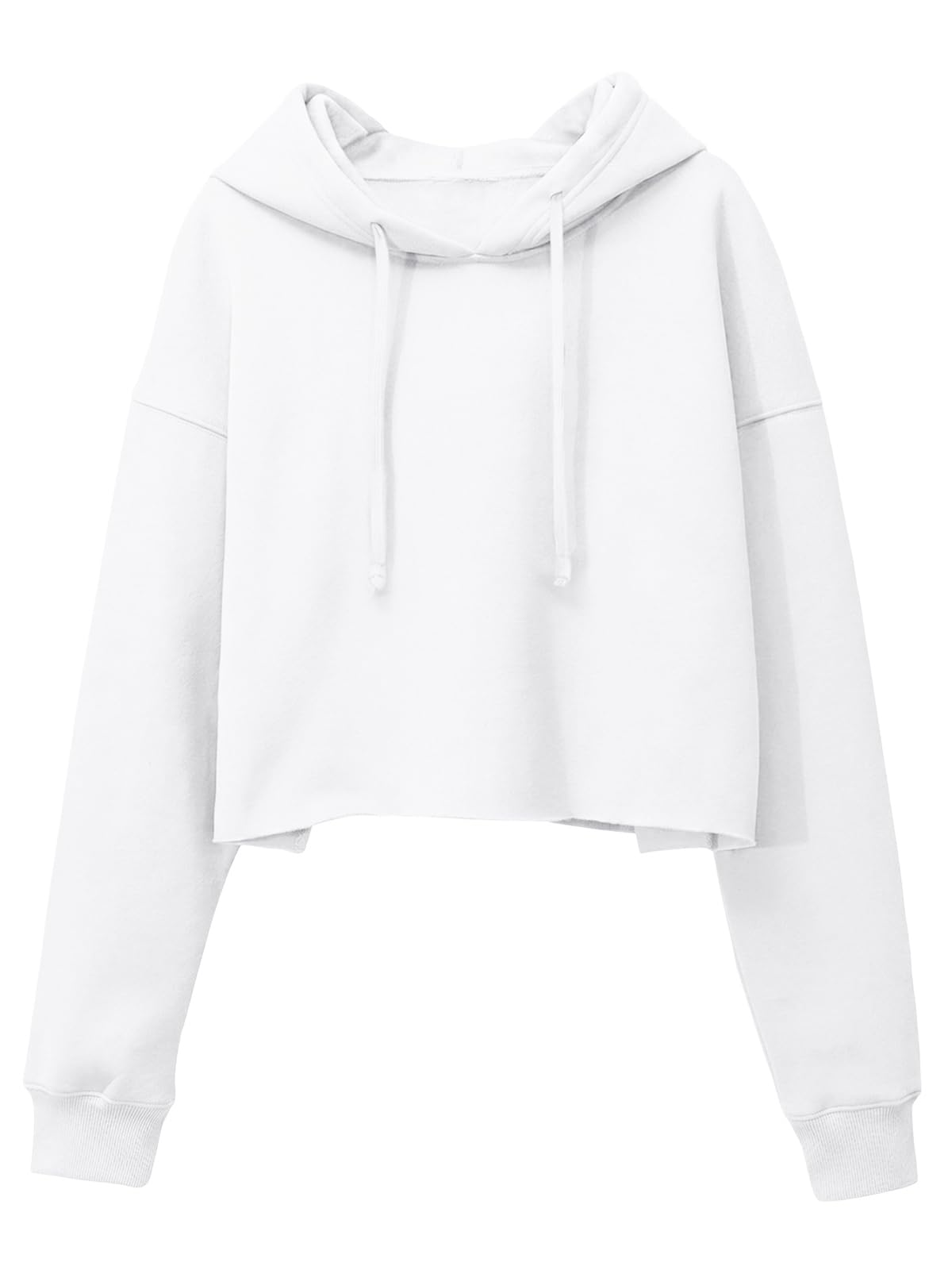 ORANDESIGNE Woman Graphic Print Cropped Hoodie Long Sleeve Fleece Pullover | 60% Cotton,Soft Fleece Fabric,Durable Letter Graphic Print,Drop Shoulder,Loose Fit,Easy Care,Going Out,Fall&Winter Casual