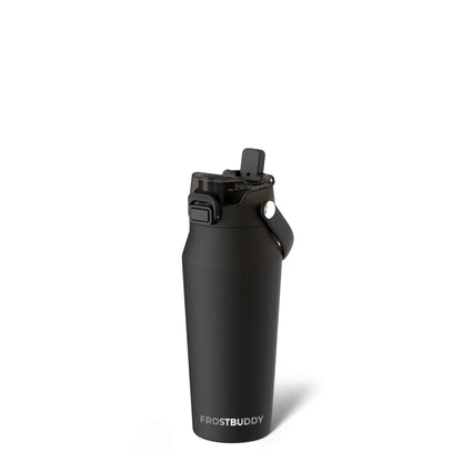 Frost Buddy 24oz Insulated Water Bottle - Straw & Chug Lid - Leak-Proof | Sip-or-chug dual lid | Ice-cold for 24+ hours | Cup-holder friendly