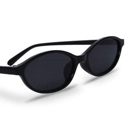 GUVIVI Retro Oval Sunglasses for Women