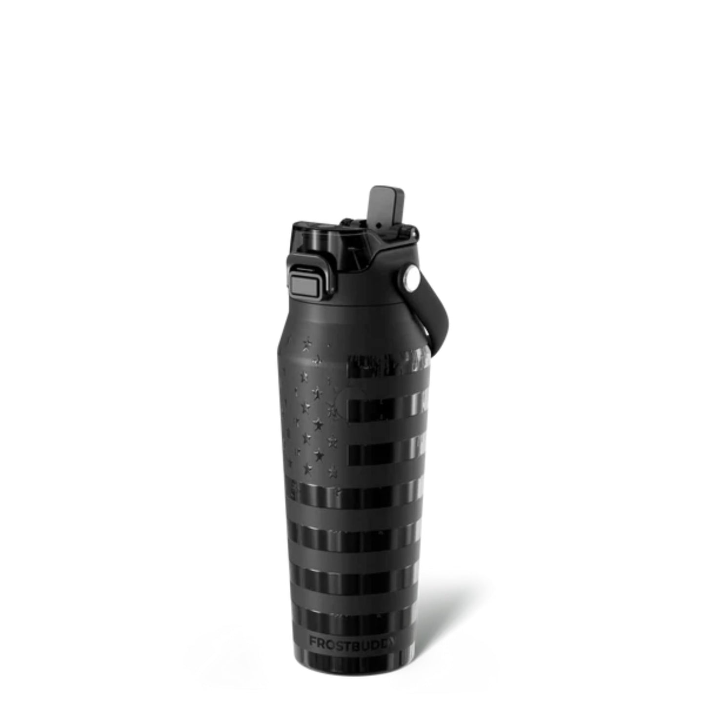 Frost Buddy 24oz Insulated Water Bottle - Straw & Chug Lid - Leak-Proof | Sip-or-chug dual lid | Ice-cold for 24+ hours | Cup-holder friendly