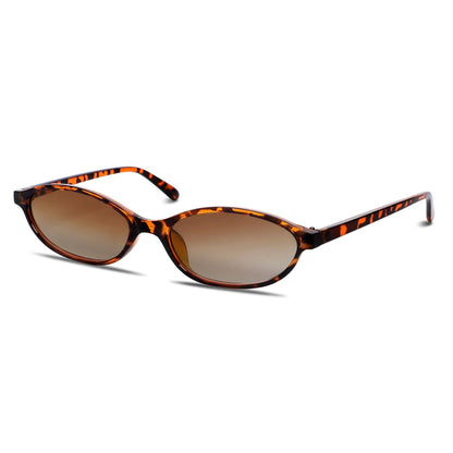 GUVIVI Retro Oval Sunglasses for Women