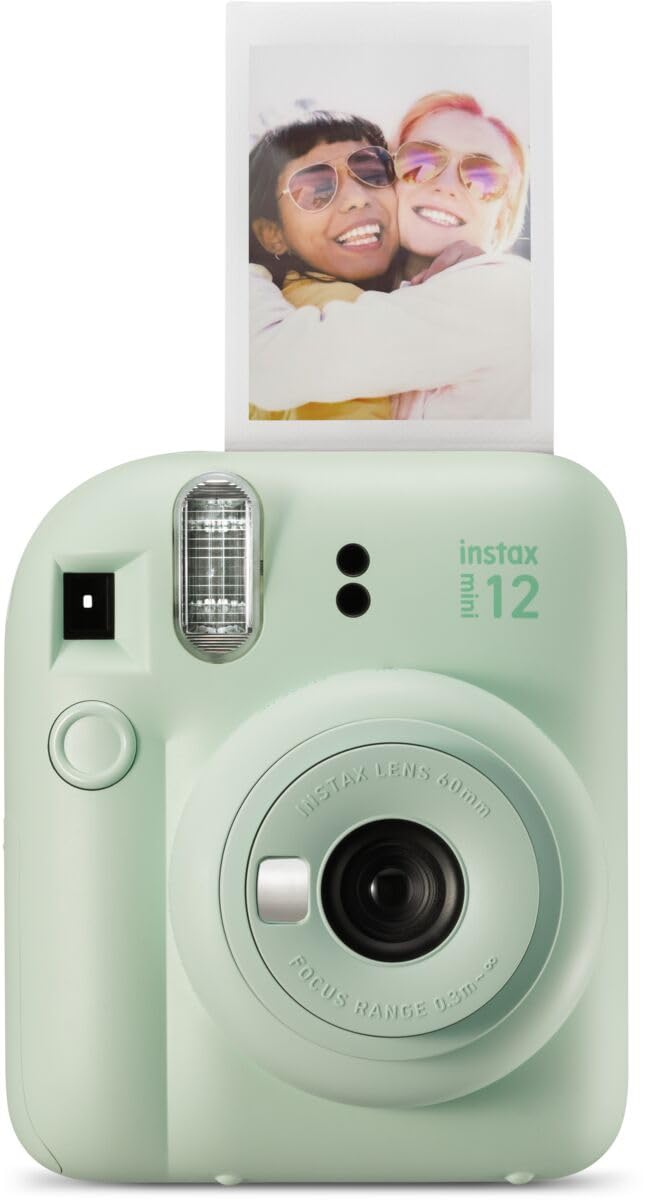 Fujifilm Instax Mini 12 Instant Film Camera, Clay White