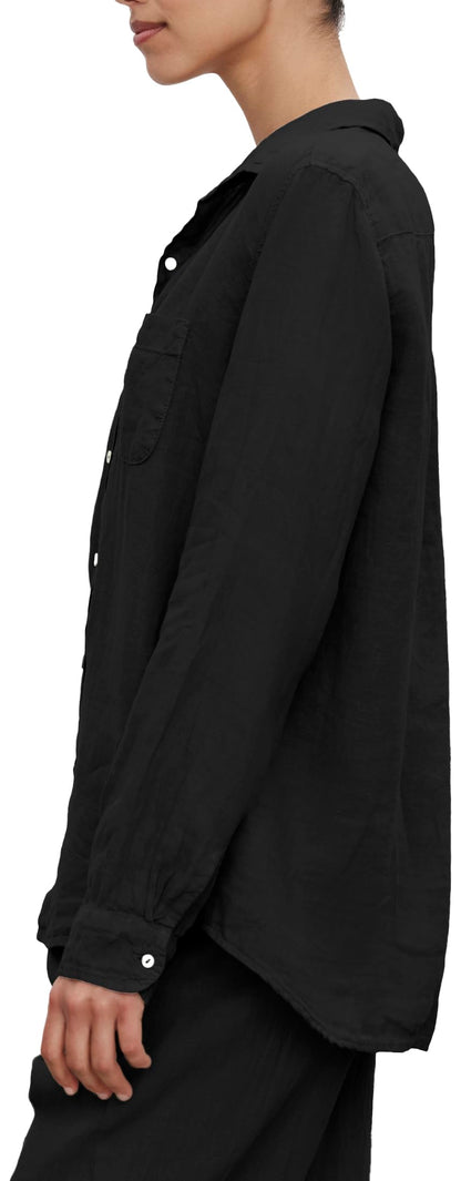 Velvet by Graham & Spencer Women's Mulholland by Jenny Graham Woven Linen Button Down