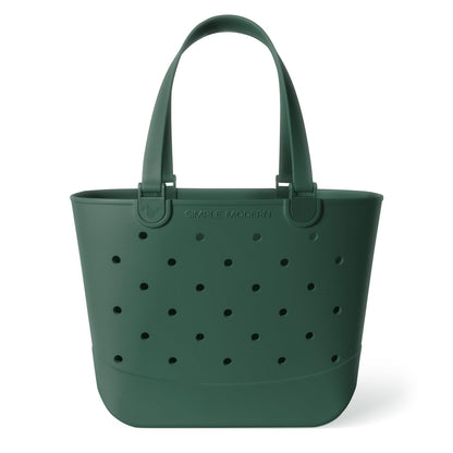 Simple Modern Waterproof Rubber Beach Bag | Large | Black