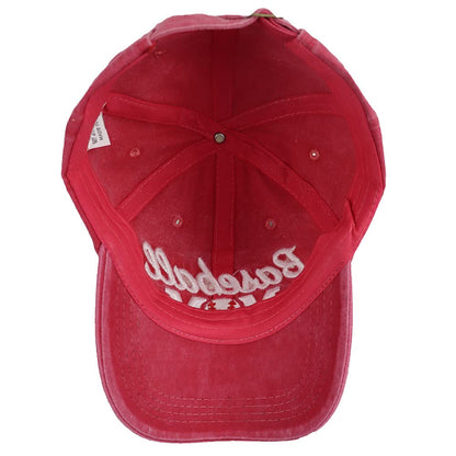 Distressed Baseball Mom Dad Hat for Women, Adjustable Washed Embroidered Baseball Cap for Mama