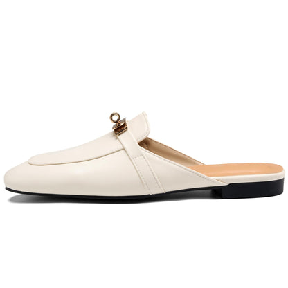 Almond Toe Slip-On Flats
