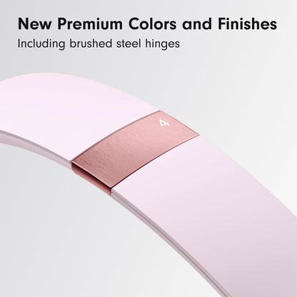 Beats Solo 4 - Wireless On-Ear Bluetooth Headphones, Up to 50-Hour Battery Life, Ultra-Lightweight Comfort, Powerful and Balanced Sound, Apple & Android Compatible - Amazon Exclusive Metallic Pink