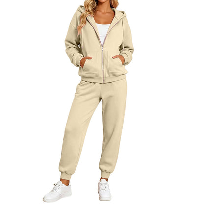 Jogger Sets For Women 2 Piece Zip Up Hoodie And Joggers Baggy Sweatsets