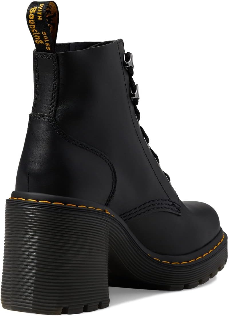 Dr. Martens Women's Jesy Leather Heeled Lace Up Boot