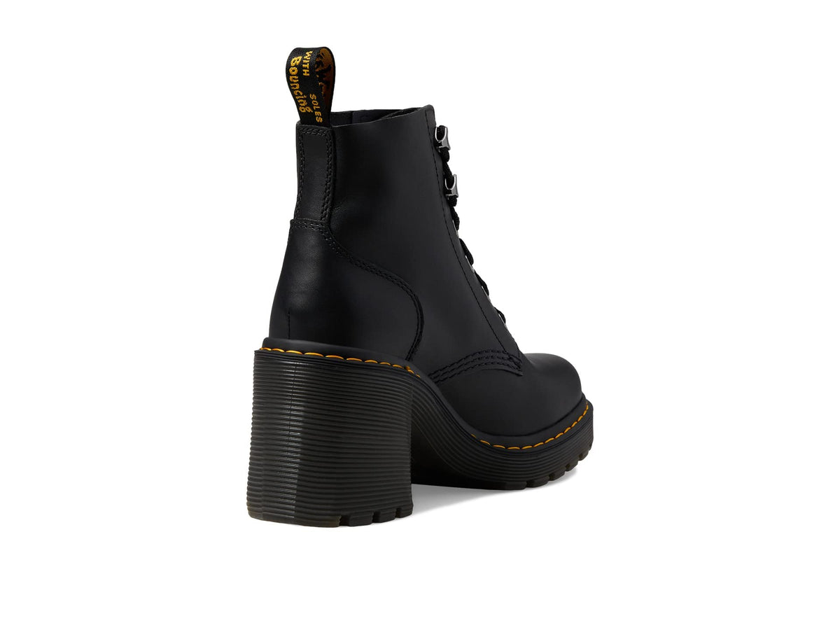 Dr. Martens Women's Jesy Leather Heeled Lace Up Boot