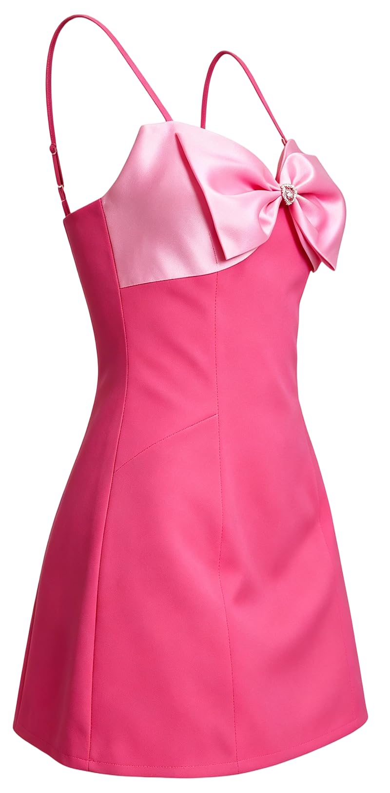 Elle Woods Pink Spaghetti Strap Mini Dress