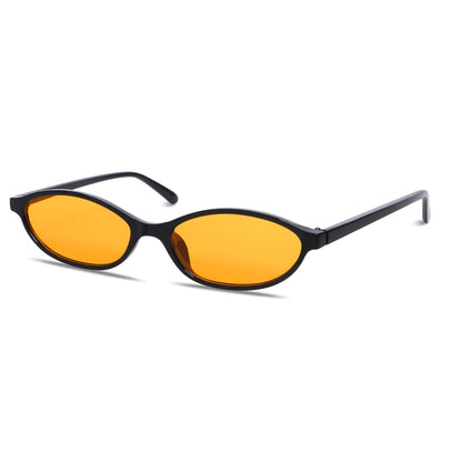 GUVIVI Retro Oval Sunglasses for Women