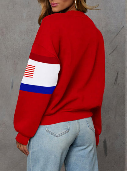 LEEDYA Women USA Sweatshirt