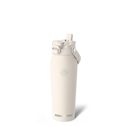 Frost Buddy 24oz Insulated Water Bottle - Straw & Chug Lid - Leak-Proof | Sip-or-chug dual lid | Ice-cold for 24+ hours | Cup-holder friendly