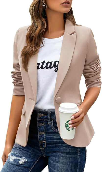 huatandis Women's Business Casual Blazer