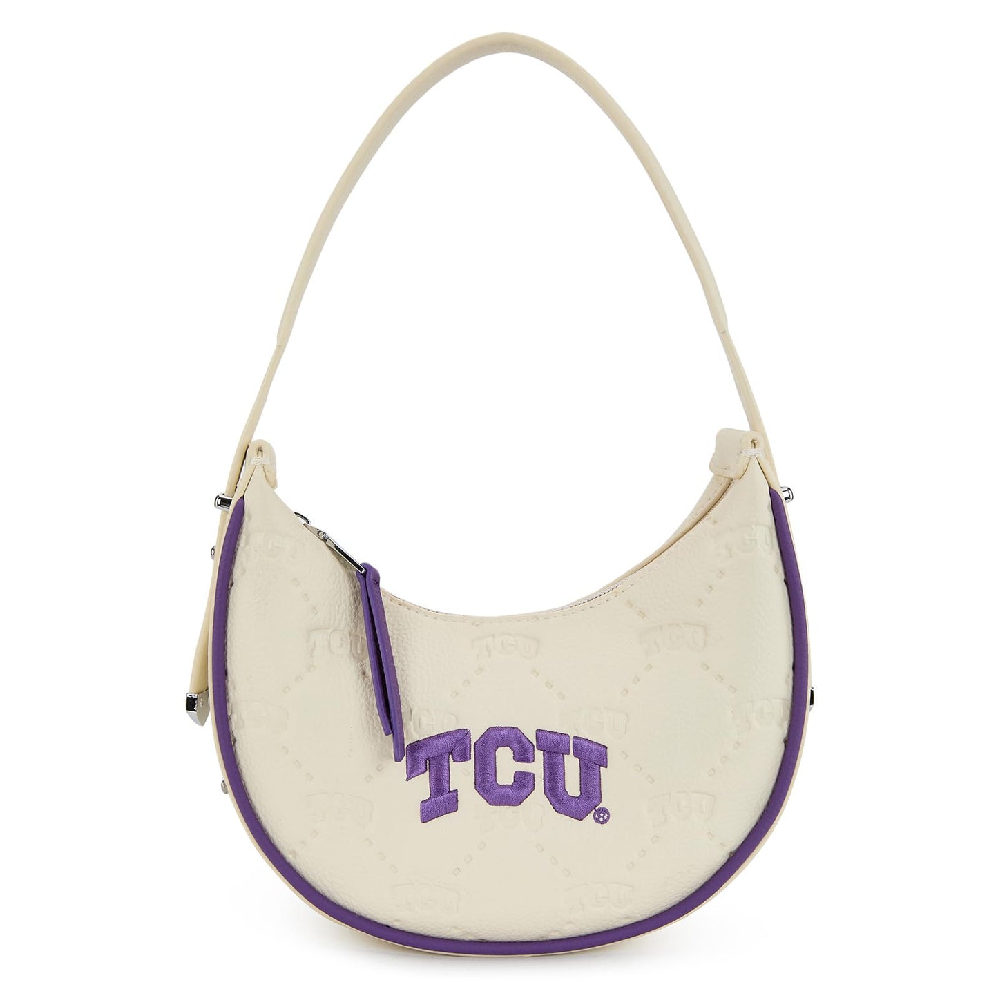 NCAA Crescent Shoulder Bag for Women, Half Moon Clutch Purses for Birthday/Graduation Gifts