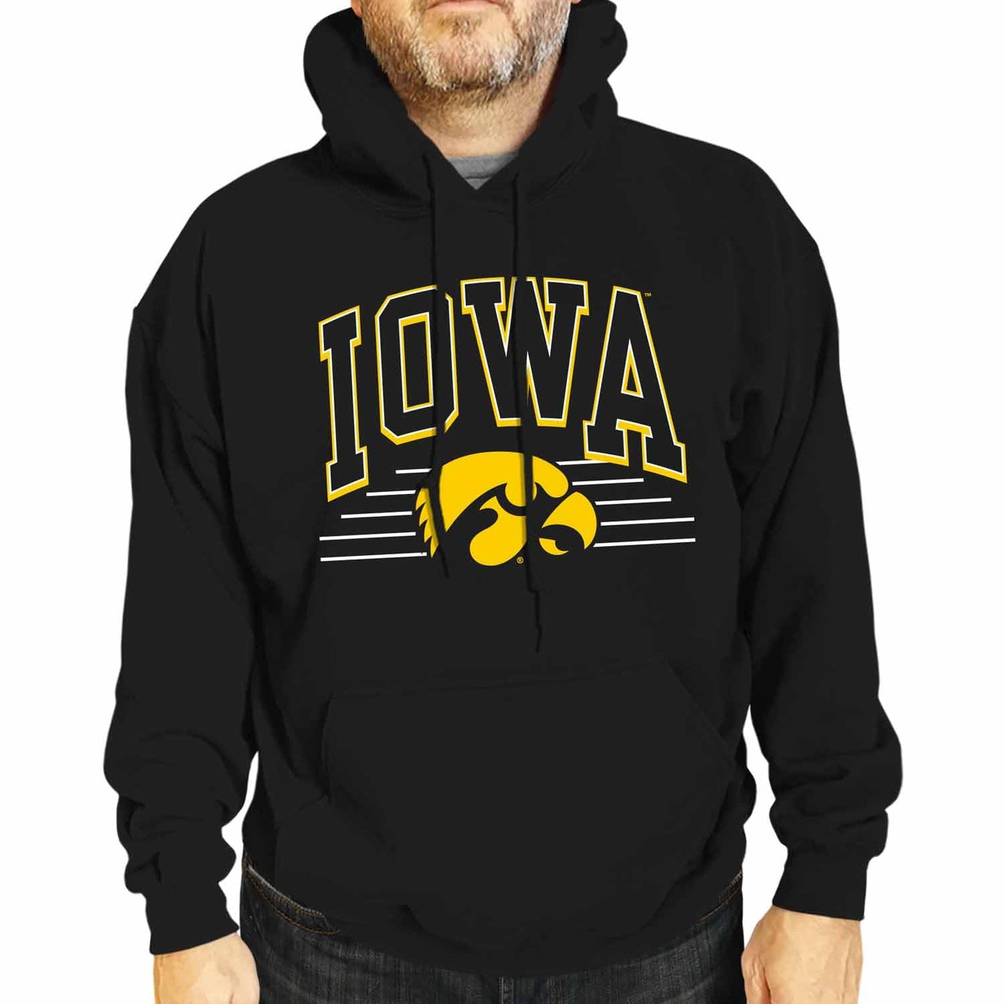 Campus Colors NCAA Overtime Classics Hooded Fleece Sweatshirt - Men Women | Officially licensed NCAA hoodie - unisex cotton poly fleece - kangaroo pocket - machine washable - S to 2XL