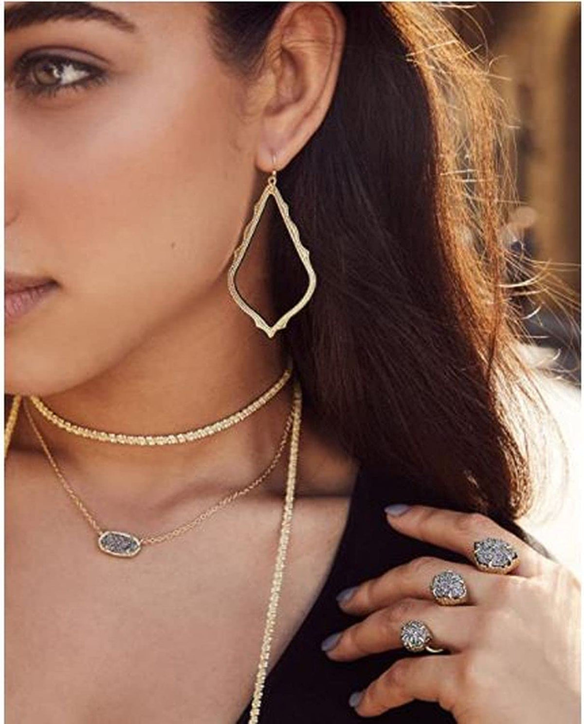 Kendra Scott Elisa Pendant Necklace for Women, Fashion Jewelry, 14k Gold-Plated