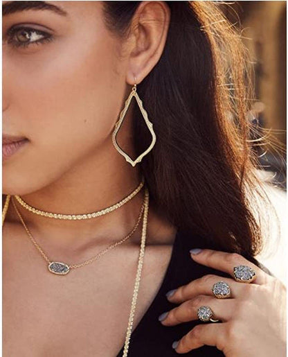 Kendra Scott Elisa Pendant Necklace for Women, Fashion Jewelry, 14k Gold-Plated