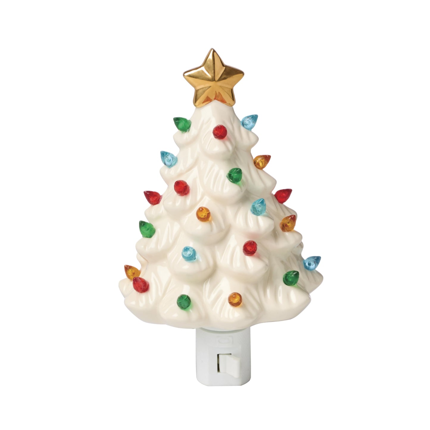 Lenox 893624 Treasured Traditions Holiday Red Bulbs Lit Tree, Christmas Decor