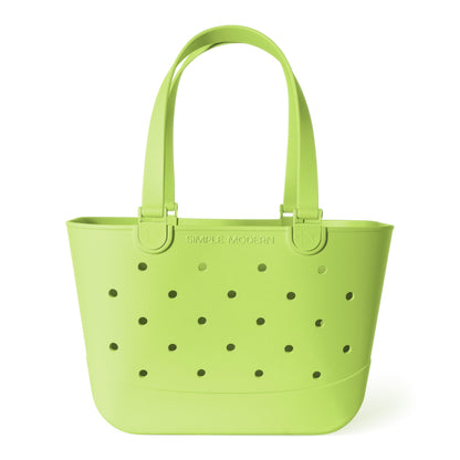 Simple Modern Waterproof Rubber Beach Bag | Large | Black