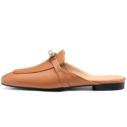 Almond Toe Slip-On Flats