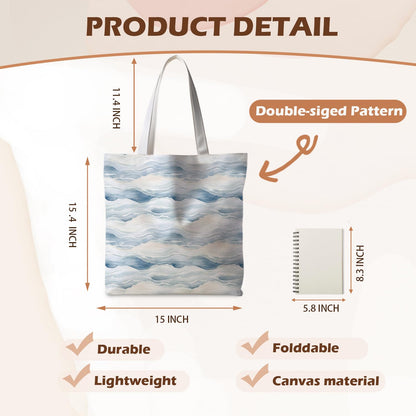 Canvas Summer Beach Tote