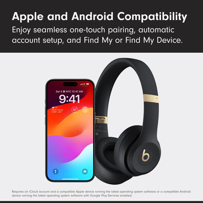 Beats Solo 4 - Wireless On-Ear Bluetooth Headphones, Up to 50-Hour Battery Life, Ultra-Lightweight Comfort, Powerful and Balanced Sound, Apple & Android Compatible - Amazon Exclusive Metallic Pink