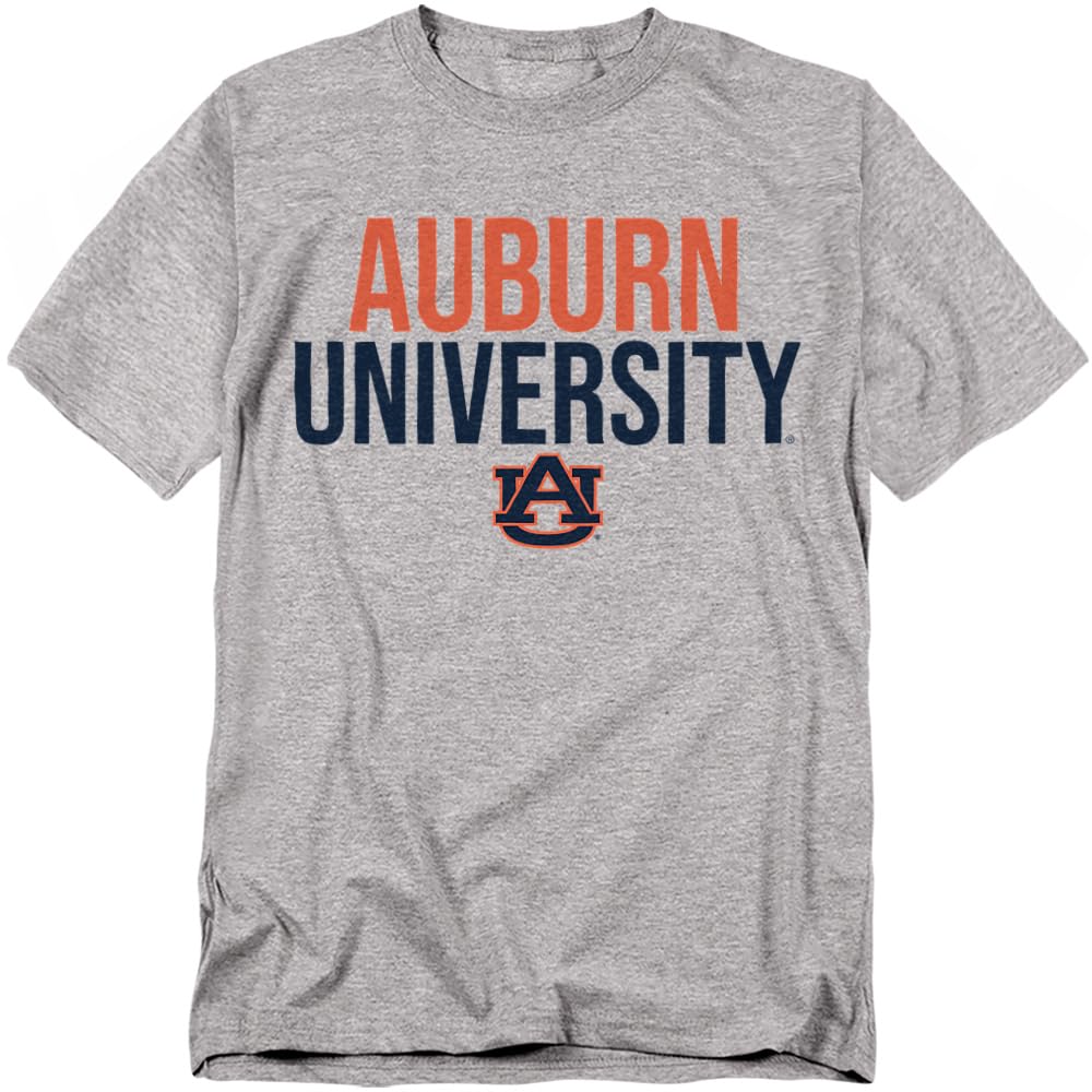 Auburn University Official Distressed Primary Unisex Adult T Shirt