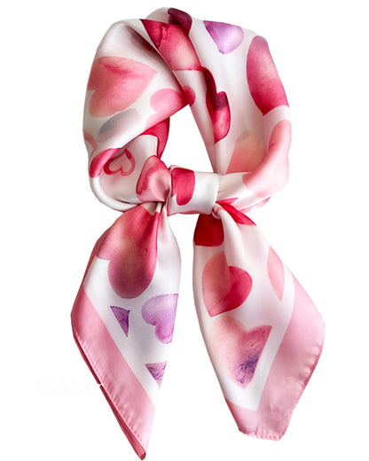 Satin Bandana Headscarf for Women Silky Hair Scarves for Fashion Lightweight