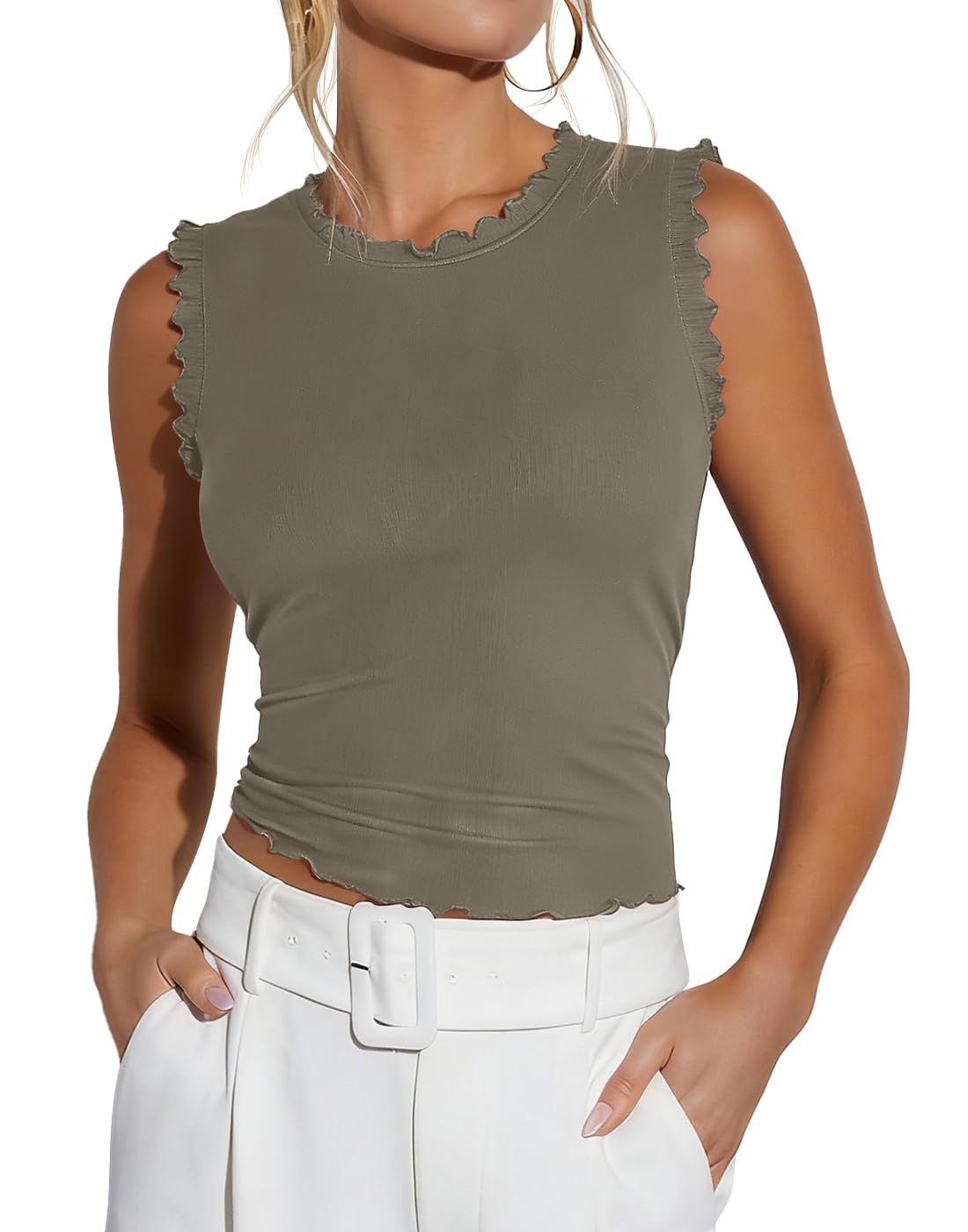LEEDYA Women Summer Tank Tops