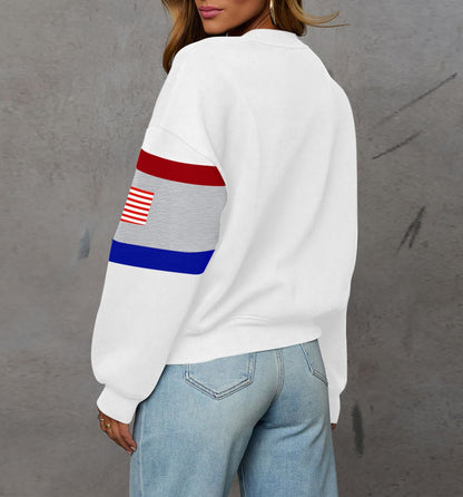 LEEDYA Women USA Sweatshirt