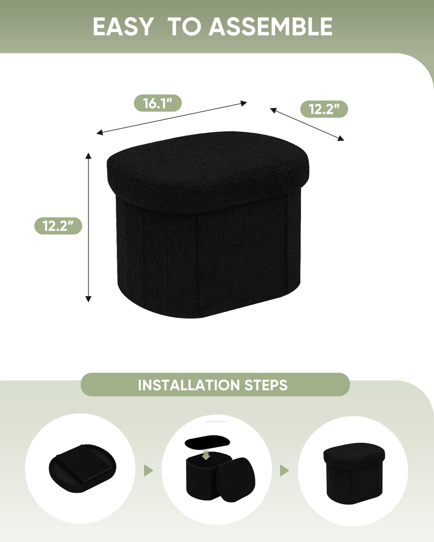 B FSOBEIIALEO Ottoman with Storage