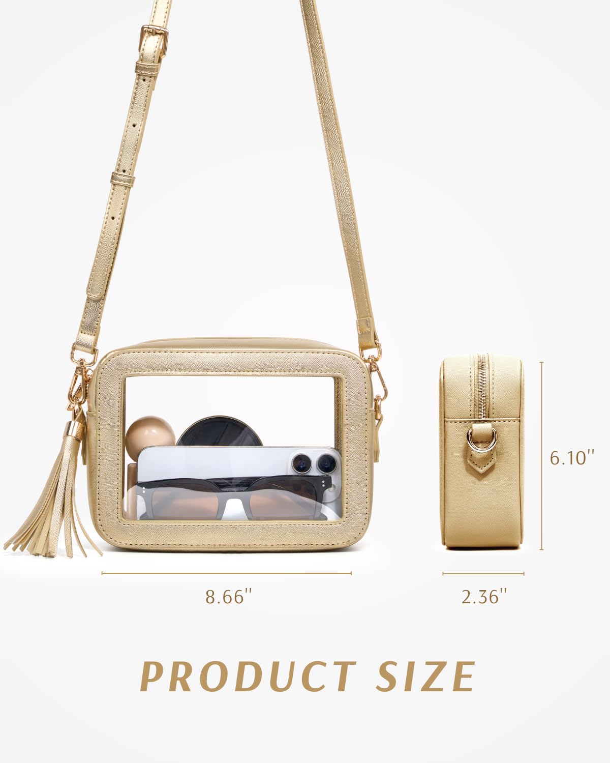 Unilily Clear Bag for Stadium Events