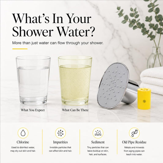 Afina Filtered Shower Head, High Pressure Rainfall