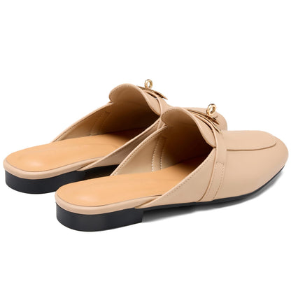 Almond Toe Slip-On Flats