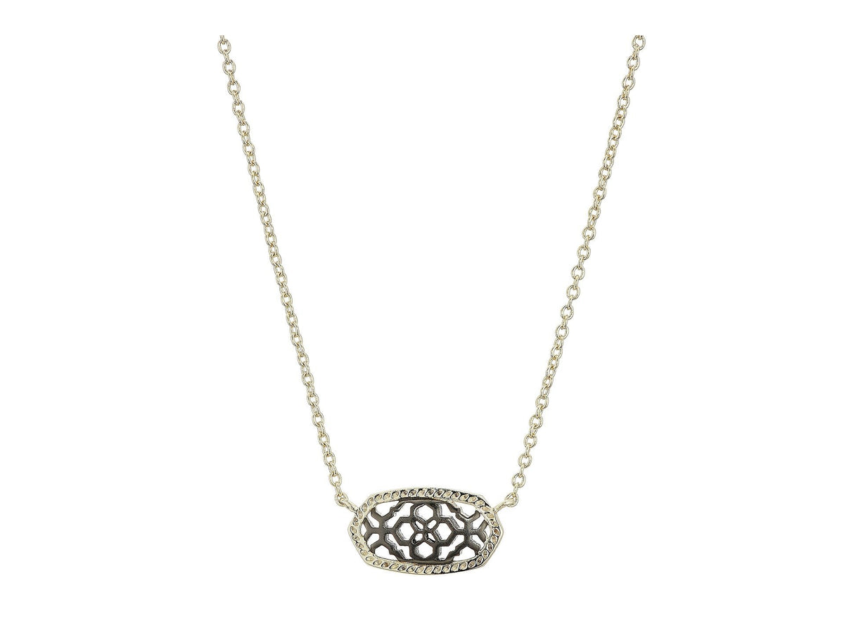 Kendra Scott Elisa Pendant Necklace for Women, Fashion Jewelry, 14k Gold-Plated