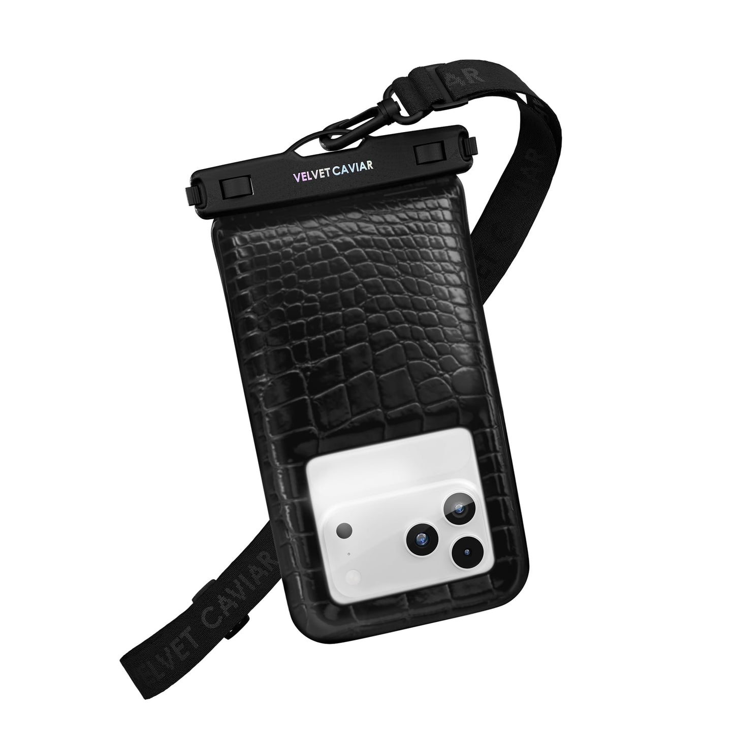 VELVET CAVIAR Waterproof Phone Pouch with Lanyard