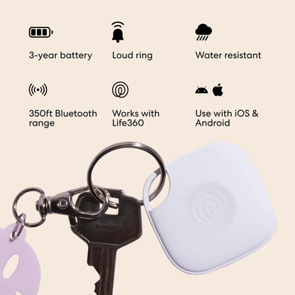 Life360 Tile - Bluetooth Tracker, Keys Finder and Item Locator for Keys, Bags and More. Phone Finder. Both iOS and Android Compatible. 1-Pack (Green Surf)