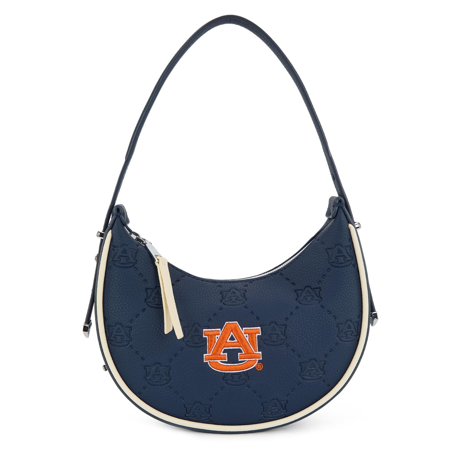NCAA Crescent Shoulder Bag for Women, Half Moon Clutch Purses for Birthday/Graduation Gifts