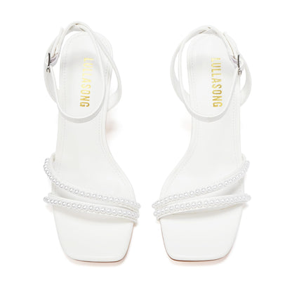 LULLASONG Strappy Ankle Strap High Heels
