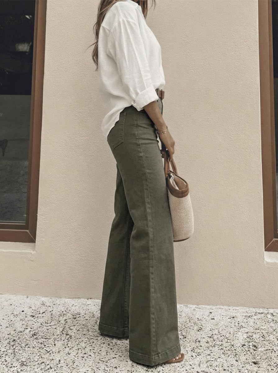 Women's High Waisted Wide Leg Jeans