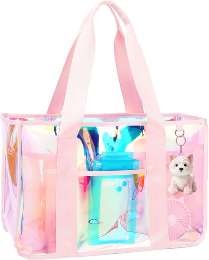 Fammart Iridescent Clear Beach Bags (Waterproof)