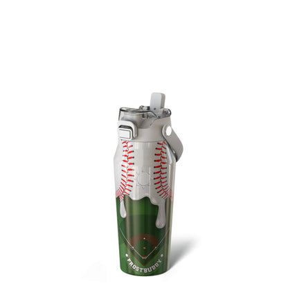 Frost Buddy 24oz Insulated Water Bottle - Straw & Chug Lid - Leak-Proof | Sip-or-chug dual lid | Ice-cold for 24+ hours | Cup-holder friendly
