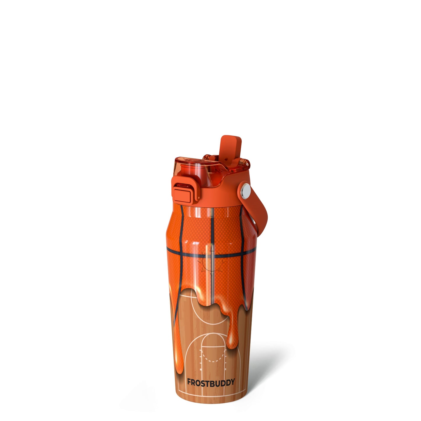 Frost Buddy 24oz Insulated Water Bottle - Straw & Chug Lid - Leak-Proof | Sip-or-chug dual lid | Ice-cold for 24+ hours | Cup-holder friendly