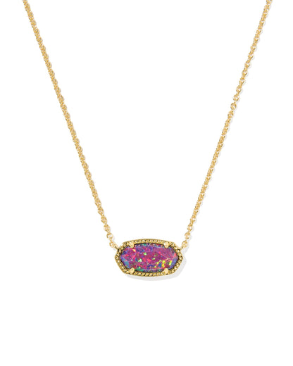Kendra Scott Elisa Pendant Necklace for Women, Fashion Jewelry, 14k Gold-Plated