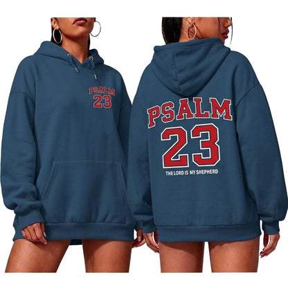 Christian Hoodies for Women Psalm 23 Sweatshirt