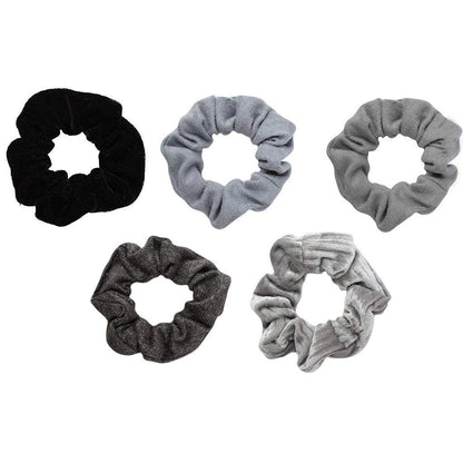 Kitsch Ultra-Petite Satin Scrunchies for Women - Cherry Blossom, 5pcs