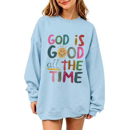 BeWithYou Christian Sweatshirts for Women -God is Good
